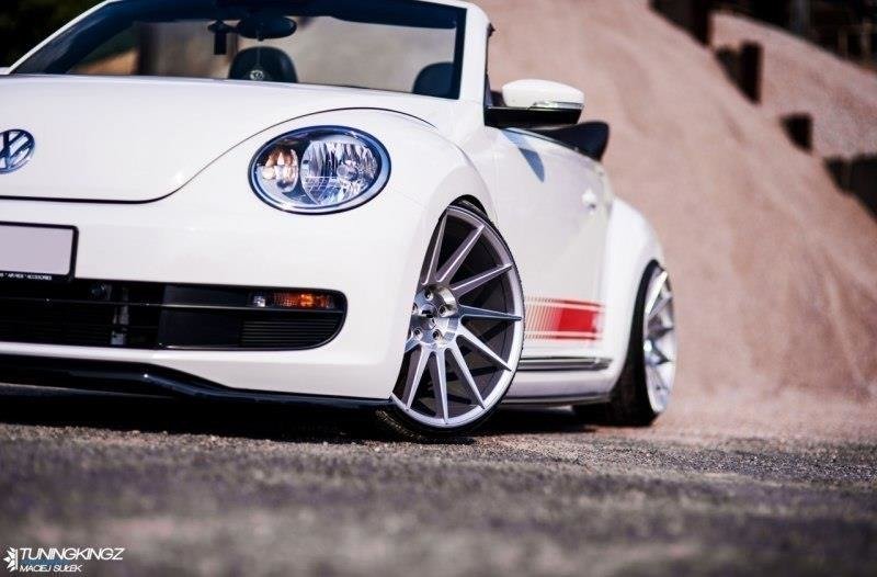 Maxton Design Street+ Spoilerlippe Front Ansatz passend für v.1 VW BEETLE schwarz Hochglanz