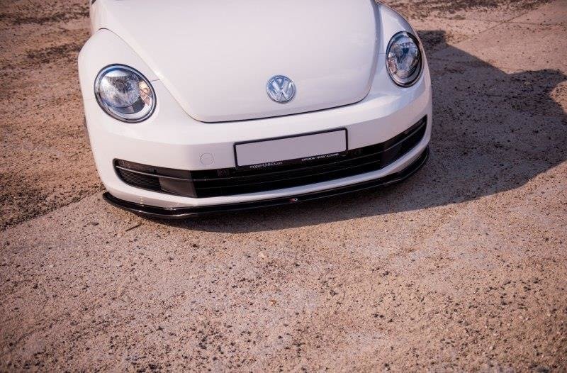 Maxton Design Street+ Spoilerlippe Front Ansatz passend für v.1 VW BEETLE schwarz Hochglanz
