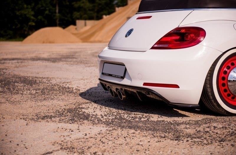 Maxton Design Diffusor Heck Ansatz passend für VW BEETLE schwarz Hochglanz