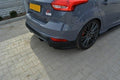 Maxton Design Diffusor Heck Ansatz passend für Ford Focus ST Mk3 Facelift RS-Look