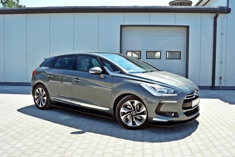 Maxton Design Street+ Seitenschweller Leisten passend für Citroen DS5 schwarz Hochglanz