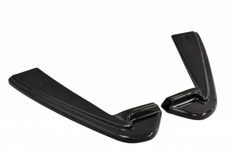 Maxton Design Heck Ansatz Flaps Diffusor passend für Ford Mustang GT Mk6 schwarz Hochglanz