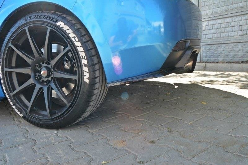 Maxton Design Heck Ansatz Flaps Diffusor passend für Subaru Impreza WRX STI schwarz Hochglanz