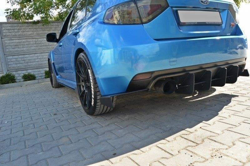 Maxton Design Heck Ansatz Flaps Diffusor passend für Subaru Impreza WRX STI Mk3