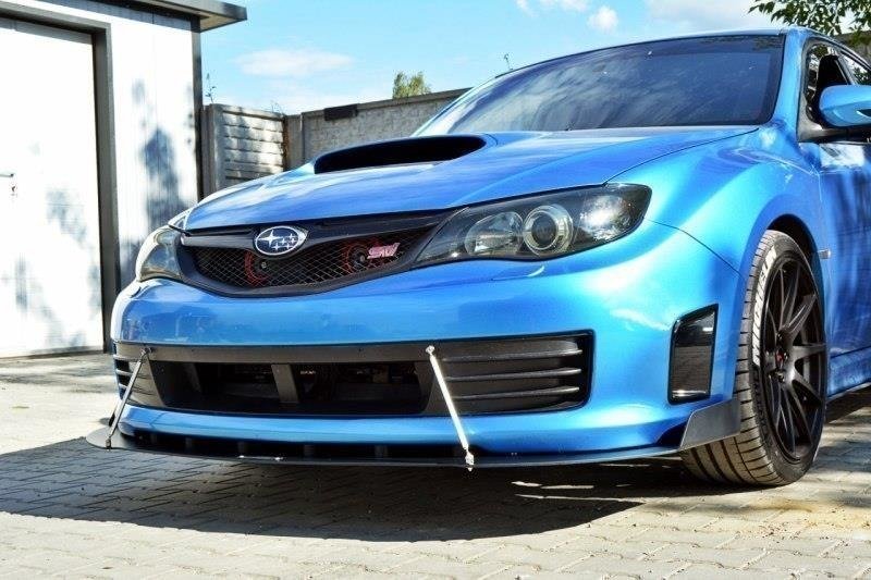Maxton Design Racing Street+ Spoilerlippe Front Ansatz passend für Subaru Impreza WRX STI Mk3