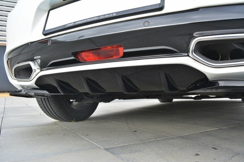 Maxton Design Diffusor Heck Ansatz passend für Citroen DS5 schwarz Hochglanz