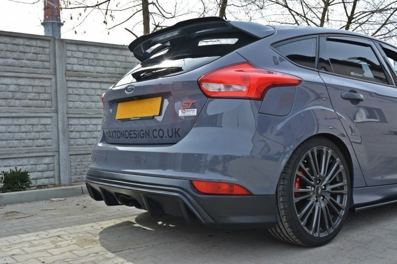 Maxton Design Diffusor Heck Ansatz passend für FOCUS ST MK3 (FACELIFT) RS-LOOK
