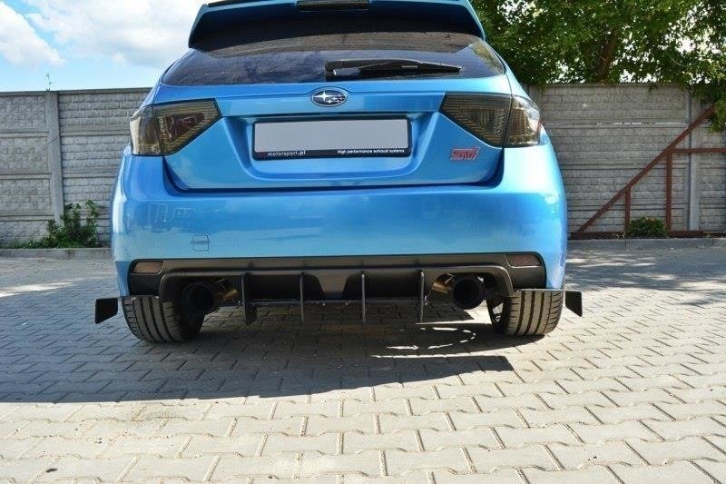 Maxton Design Diffusor Heck Ansatz passend für Heckschürze passend für Subaru Impreza WRX STI Mk3