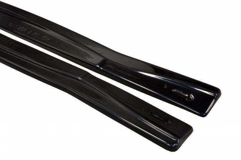 Maxton Design Street+ Seitenschweller Leisten passend für HONDA JAZZ MK1 schwarz Hochglanz