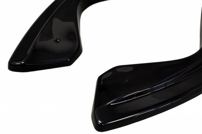 Maxton Design Heck Ansatz Flaps Diffusor passend für INFINITI QX70 schwarz Hochglanz