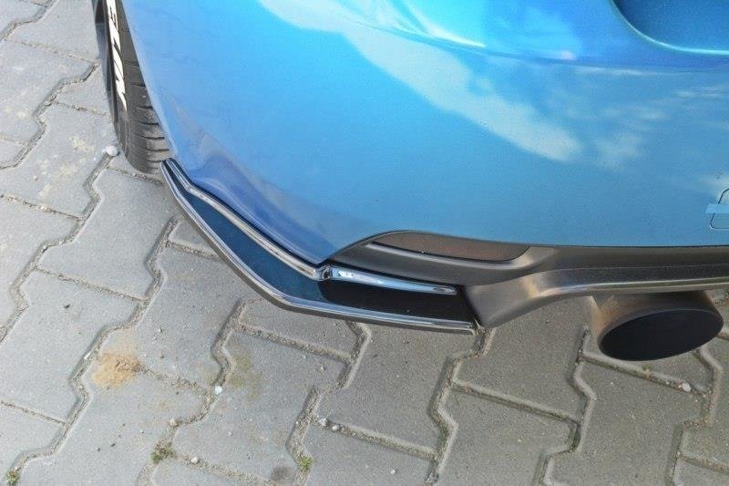 Maxton Design Heck Ansatz Flaps Diffusor passend für Subaru Impreza WRX STI schwarz Hochglanz