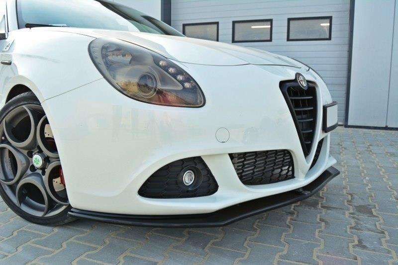 Maxton Design Street+ Spoilerlippe Front Ansatz V.1 passend für Alfa Romeo Giulietta schwarz Hochglanz