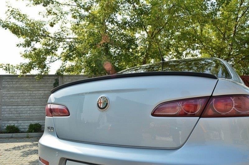 Maxton Design Spoiler CAP für ALFA ROMEO 159 schwarz matt
