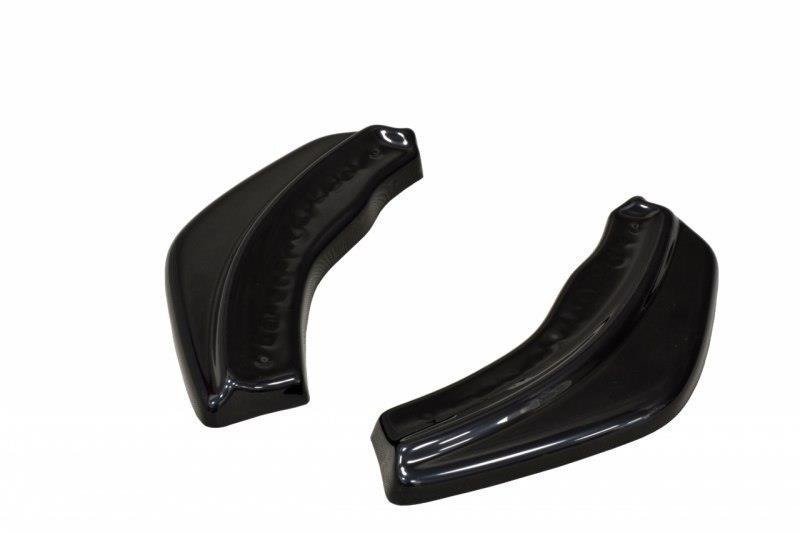 Maxton Design Heck Ansatz Flaps Diffusor passend für Ford Focus RS Mk1 schwarz Hochglanz