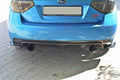 Maxton Design Heck Ansatz Flaps Diffusor passend für Subaru Impreza WRX STI schwarz Hochglanz