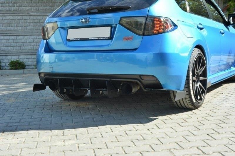 Maxton Design Diffusor Heck Ansatz passend für Heckschürze passend für Subaru Impreza WRX STI Mk3