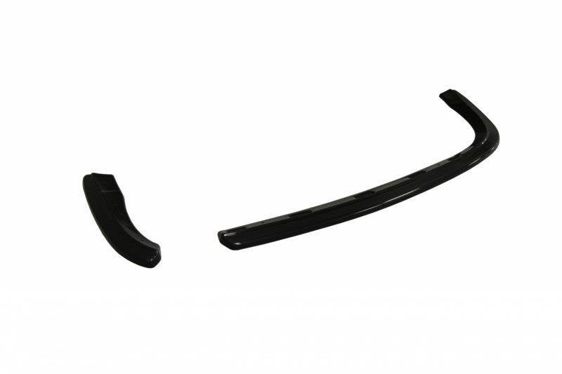 Maxton Design Mittlerer Diffusor Heck Ansatz für ALFA ROMEO 159 schwarz matt