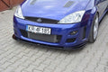 Maxton Design Street+ Spoilerlippe Front Ansatz passend für Ford Focus RS Mk1 schwarz Hochglanz