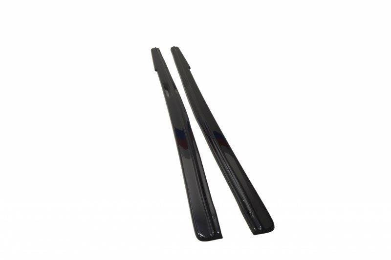 Maxton Design Seitenschweller Diffusers Ford Focus RS Mk1 schwarz Hochglanz für Ford Focus RS