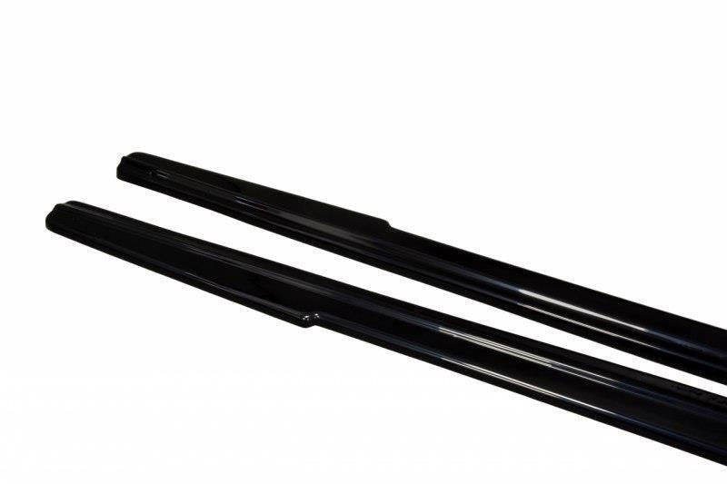 Maxton Design Seitenschweller Diffusers Ford Focus RS Mk1 schwarz Hochglanz für Ford Focus RS