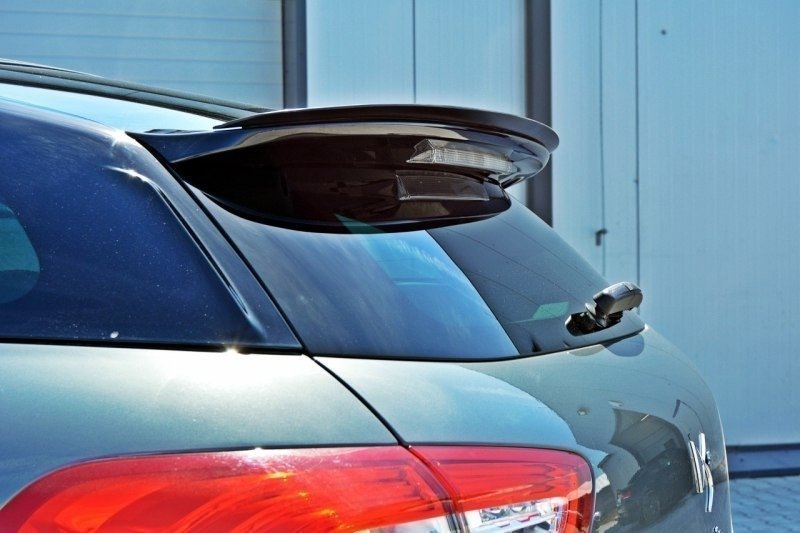 Maxton Design Spoiler CAP passend für Citroen DS5 schwarz Hochglanz