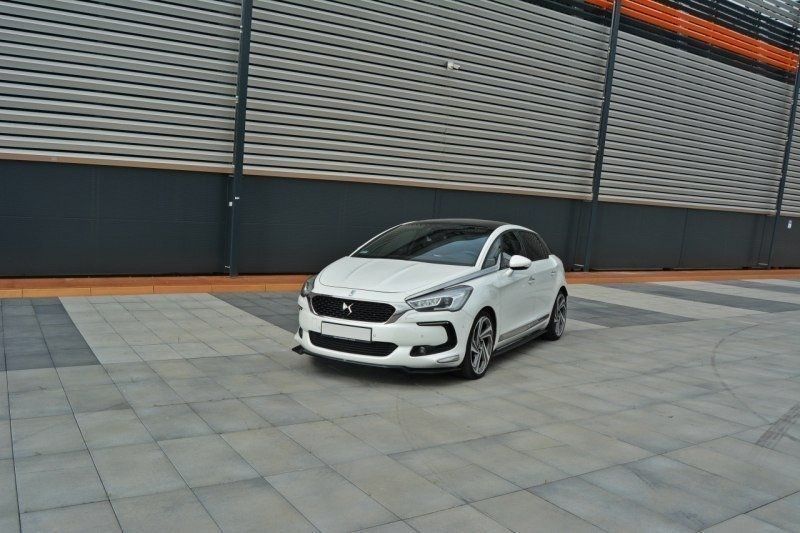 Maxton Design Street+ Spoilerlippe Front Ansatz V.1 passend für Citroen DS5 schwarz Hochglanz
