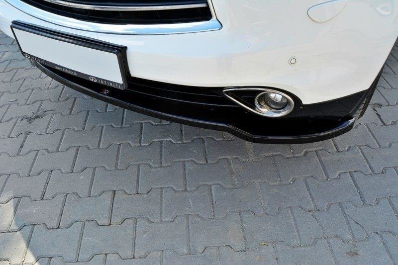 Maxton Design Street+ Spoilerlippe Front Ansatz passend für Mercedes-AMG CLE 53 Aero C236 schwarz Hochglanz