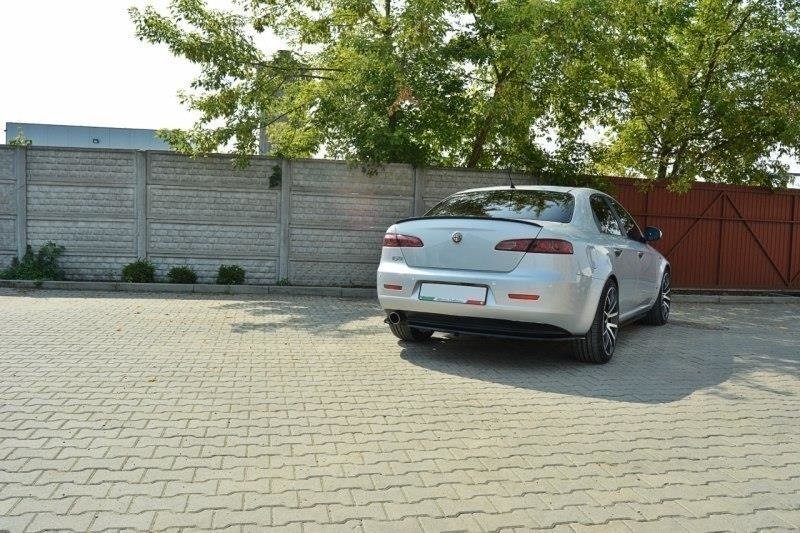 Maxton Design Spoiler CAP für ALFA ROMEO 159 schwarz matt