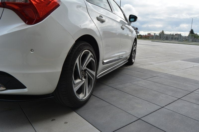 Maxton Design Street+ Seitenschweller Leisten passend für Citroen DS5 schwarz Hochglanz