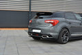 Maxton Design Heck Ansatz Flaps Diffusor passend für Citroen DS5 schwarz Hochglanz