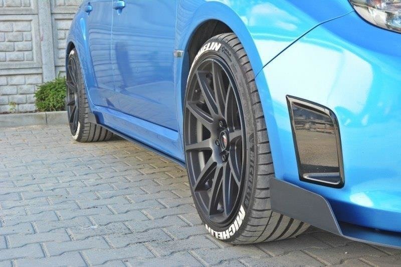 Maxton Design Racing Seitenschweller Ansatz Subaru Impreza WRX STI Mk3 für Subaru Impreza Mk3