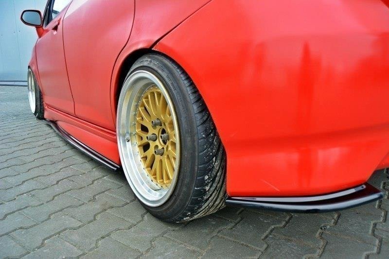 Maxton Design Street+ Seitenschweller Leisten passend für HONDA JAZZ MK1 schwarz Hochglanz