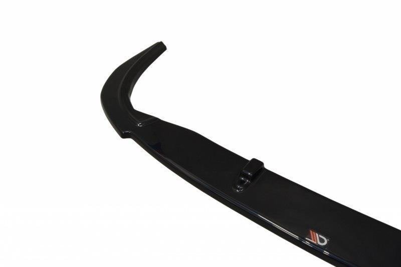Maxton Design Street+ Spoilerlippe Front Ansatz passend für Ford Focus RS Mk1 schwarz Hochglanz