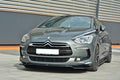 Maxton Design Street+ Spoilerlippe Front Ansatz V.1 passend für Citroen DS5 schwarz Hochglanz