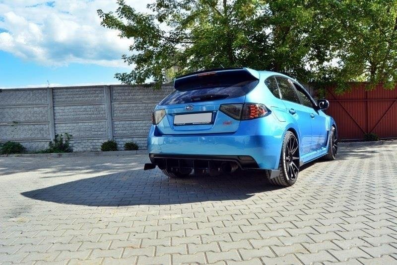 Maxton Design Heck Ansatz Flaps Diffusor passend für Subaru Impreza WRX STI Mk3