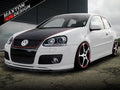 Maxton Design Street+ Spoilerlippe Front Ansatz passend für VW GOLF 5 GTI VOTEX schwarz Hochglanz
