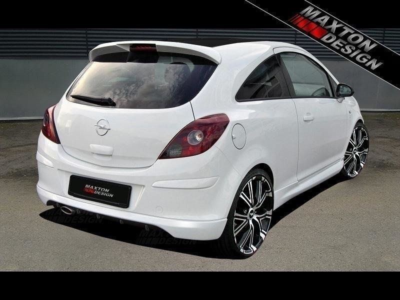 Maxton Design Diffusor Heck Ansatz passend für OPEL CORSA D