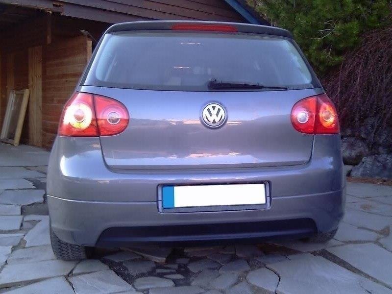 Maxton Design Diffusor Heck Ansatz passend für VW Golf GTI Edition 30 Mk5 (ohne Endrohr, passend für standard Auspuff)