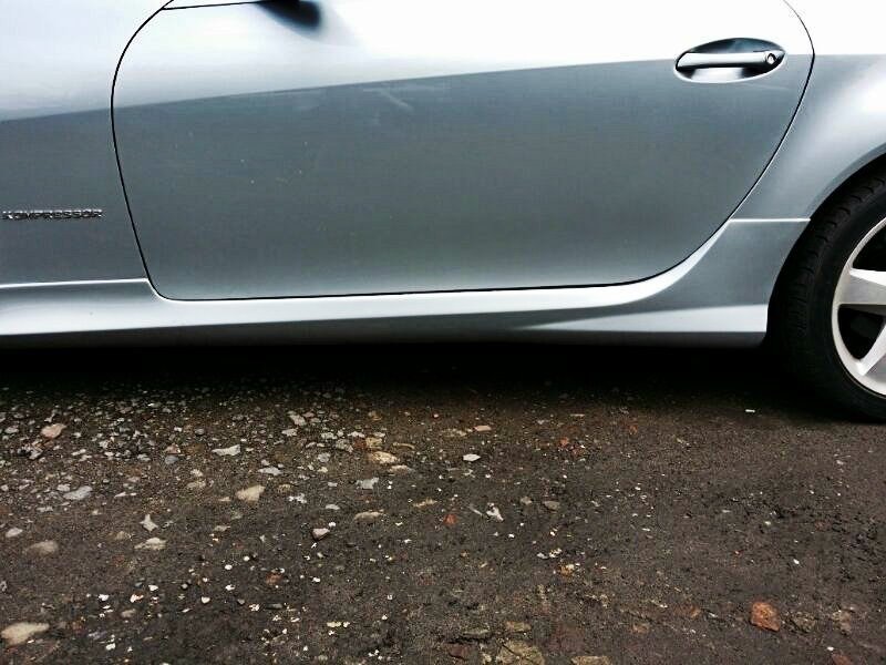 Maxton Design Seitenschweller MERCEDES SLK R171 (SLK R172 AMG LOOK) ABS Kunststoff für Mercedes-Benz SLK R171