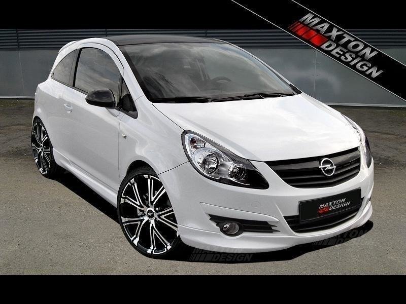Maxton Design Frontschürze passend für OPEL CORSA D (vor Facelift)