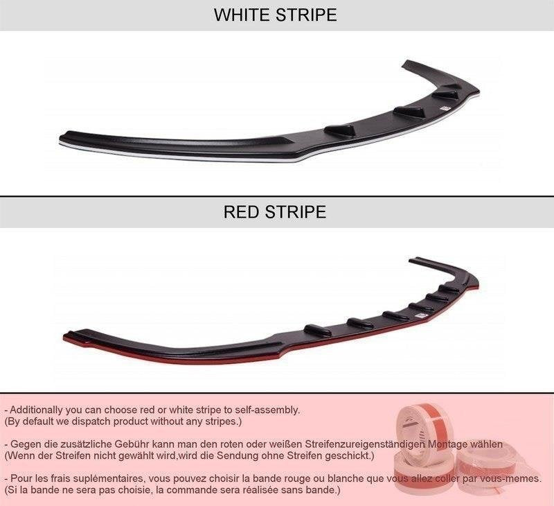 Maxton Design Mittlerer Diffusor Heck Ansatz für ALFA ROMEO 159 Carbon Look
