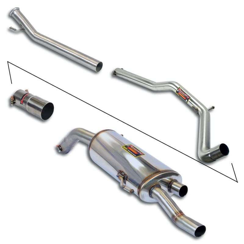Supersprint "Cat.-Back" - Body Kit Package, with Sport rear muffler für Peugeot RCZ  (2010–2014)
