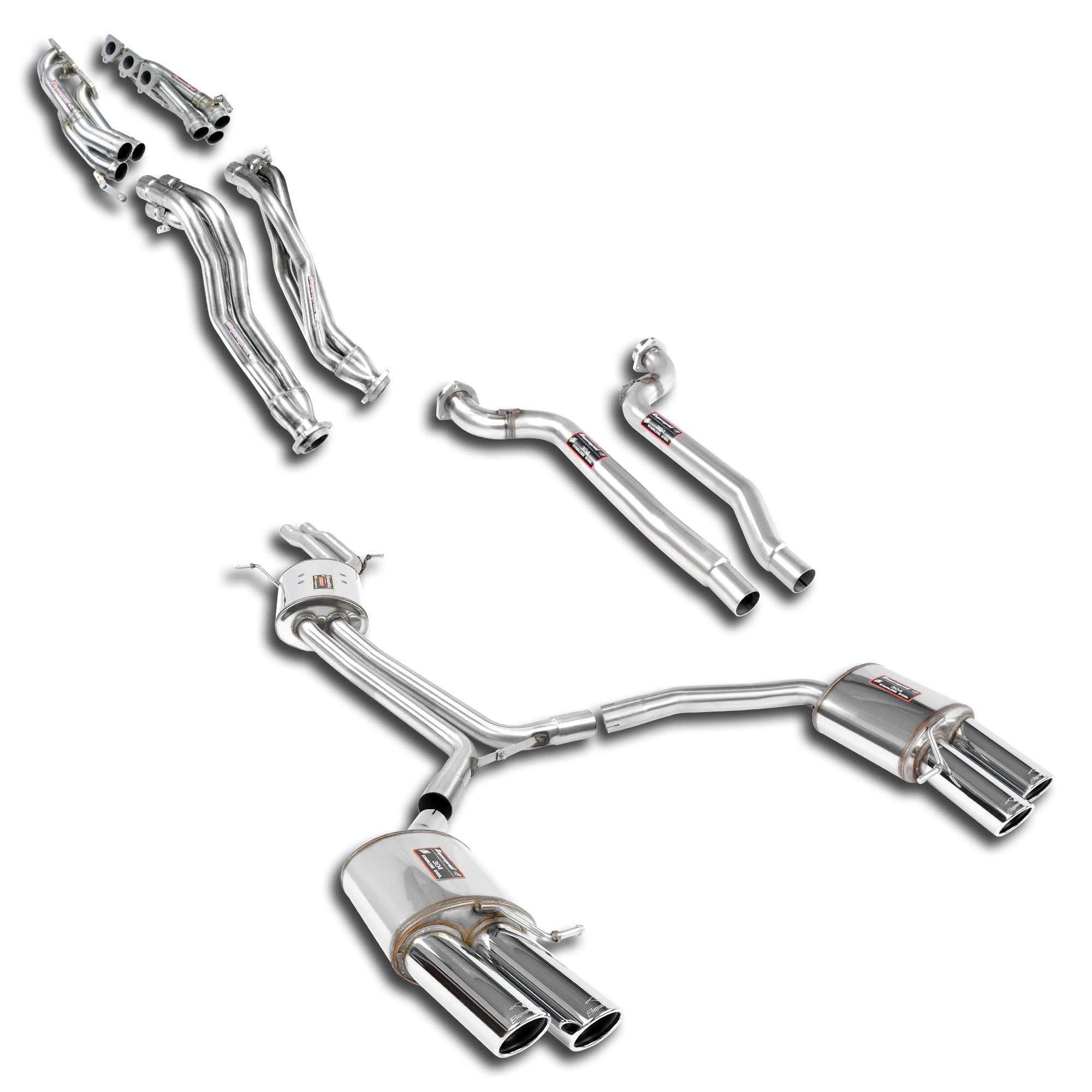 Supersprint Track Performance pack für Audi  S / RS AUDI S4 B8 QUATTRO 2007 -> 2015 (2007–2015)