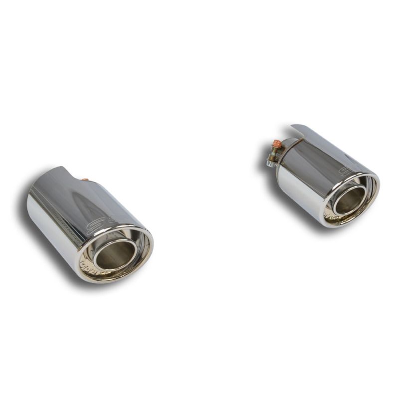 Supersprint Endrohrsatz BACKFIRE Rechts O100 - Links O100 für Abarth 500 ABARTH (2008–2016)