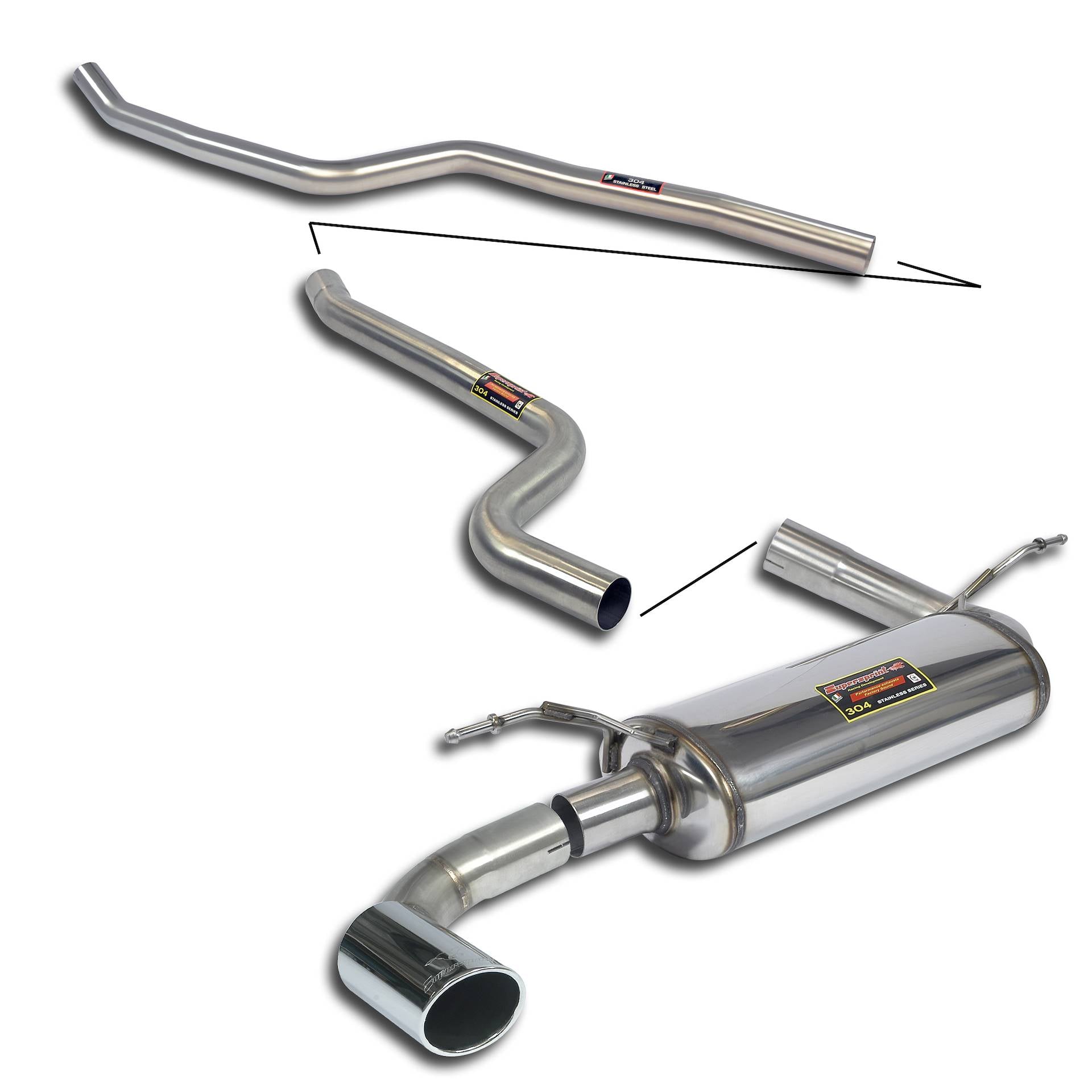 Supersprint Sport&Sound pack für BMW 1er BMW F20 / F21 -> 2015 (2011–2014)