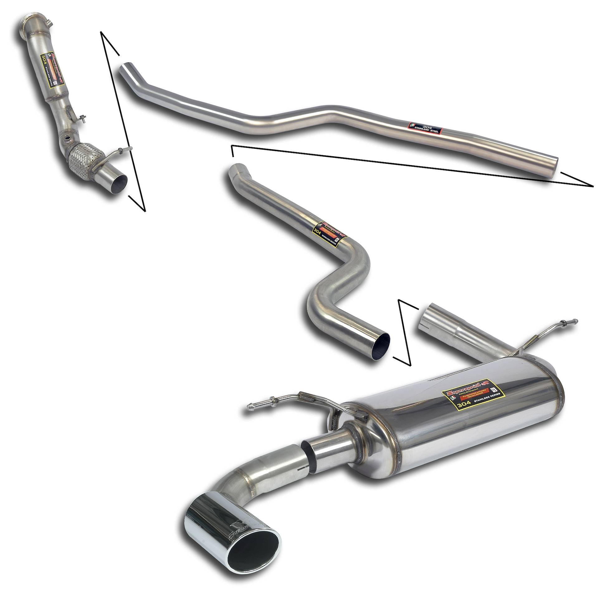 Supersprint Track performance pack für BMW 1er BMW F20 / F21 -> 2015 (2011–2015)