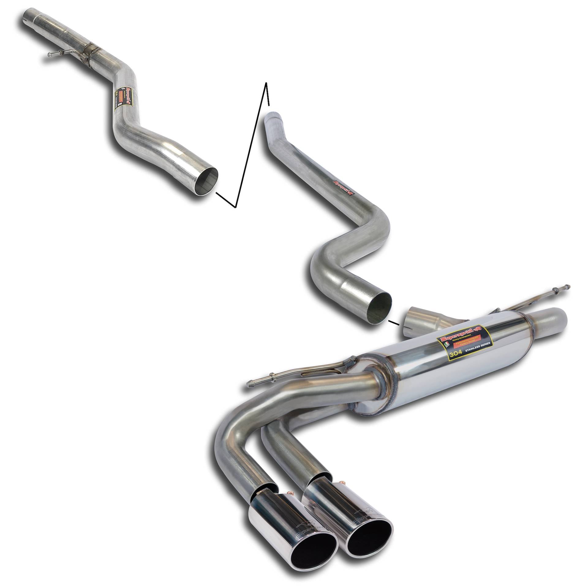 Supersprint Sport&Sound pack (Schaltgetriebe) für BMW 1er BMW F20 / F21 -> 2015 (2011–2014)