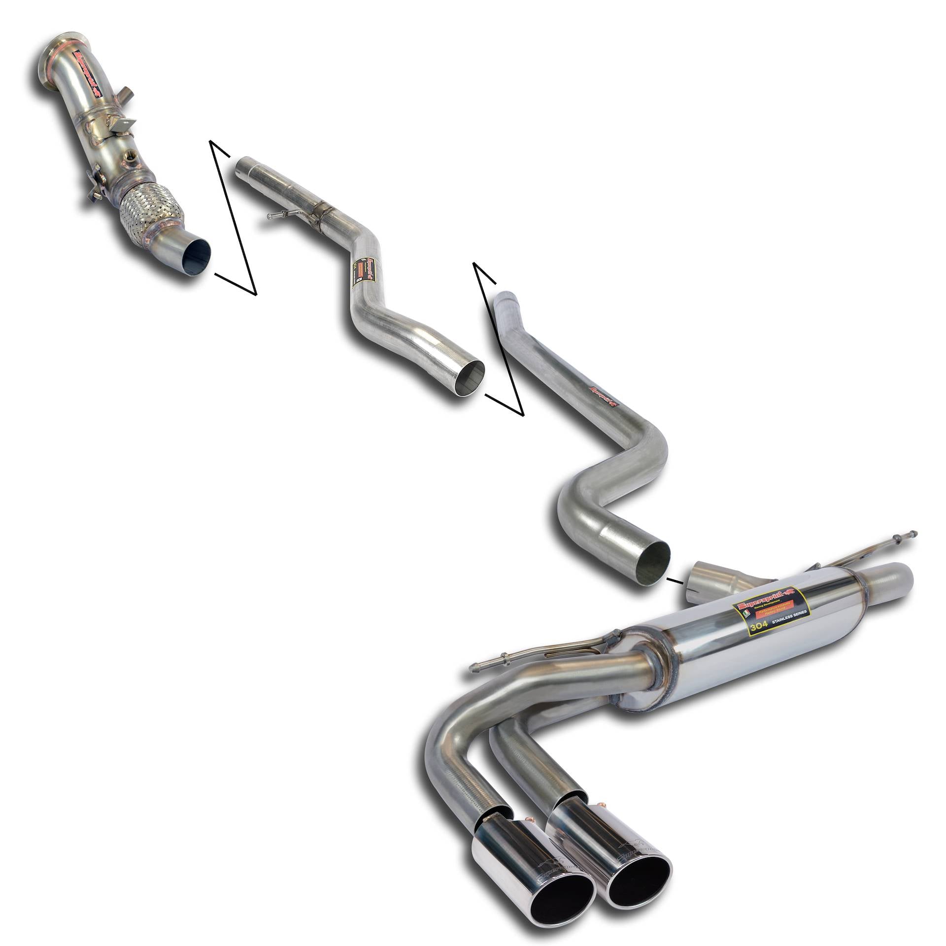 Supersprint Track performance pack (Automatikgetriebe) für BMW 1er BMW F20 / F21 -> 2015 (2011–2014)