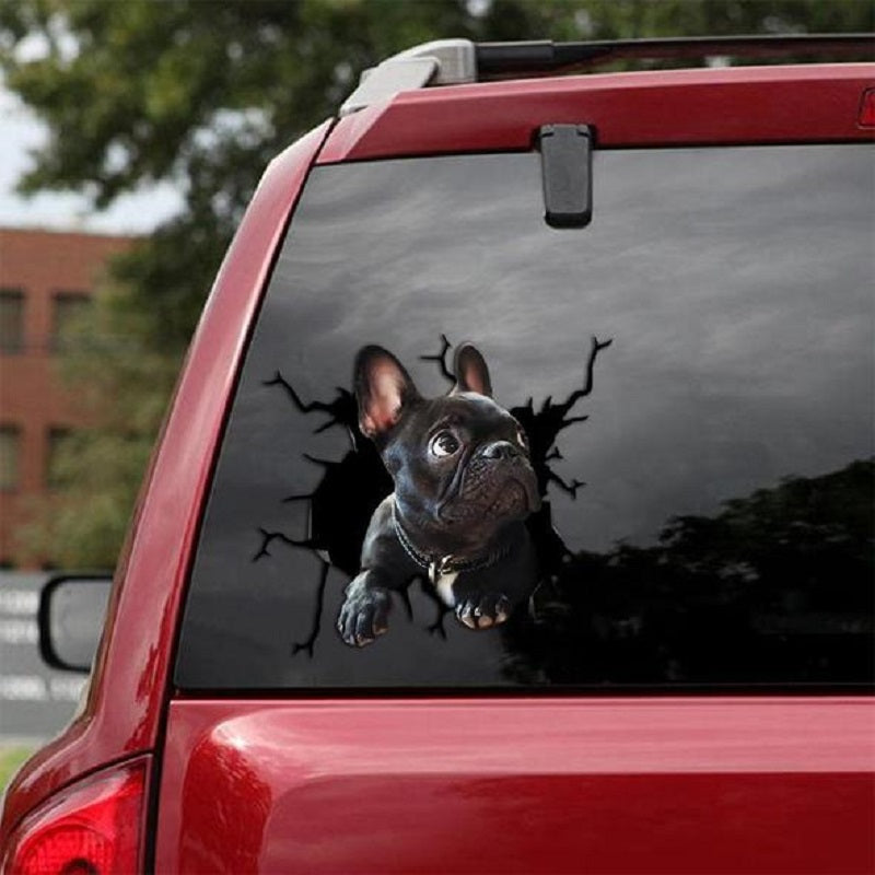 Hunde Motiv Elektrostatischer Fensteraufkleber Auto – Verschiedene Welpen Designs