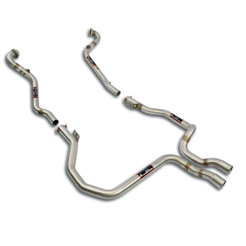 Supersprint Downpipe Rechts + LinksErsetzt den Primär- und  Sekundär-Kat (-Kat-Entfall-) für Mercedes W163 ML (2001–2005)